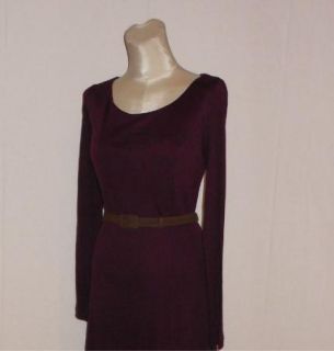 Ralph Lauren Belted Silk Blend Jersey Long Sleeve Career Dress XL $199 