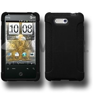 Amzer Silicone Soft Skin Jelly Fit Case Cover for HTC Aria Black
