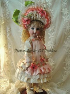   Pink French Doll Dress Fabric Kit for 18 Anastacia Pattern