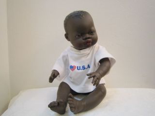Miniland Anatomically Correct African American Baby Boy Doll