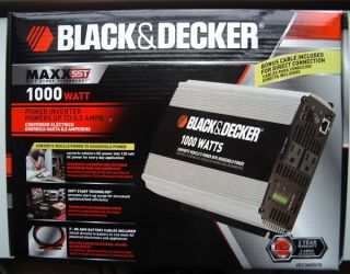 Black Decker Power Inverter 1000 Watt 8 5 Amps New