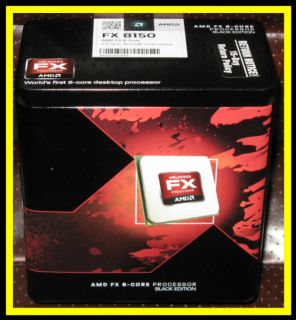 AMD FX 8150 Zambezi 3 6GHz Socket AM3 125W Eight Core Processor 