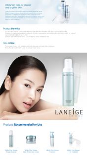AMOREPACIFIC] LANEIGE White Plus Renew Foam Cleanser 200ml_KOREAN 