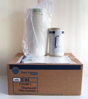 Amway Water Filter Treatment System E 84 Housing &Filter Brand New In 