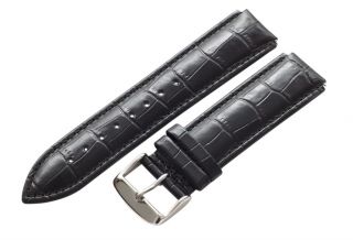 17mm Croco Grain Watch Band Strap Fits TechnoMarine with Quick Release 