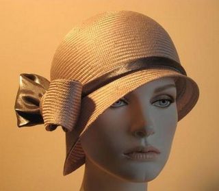 André ™ Ladies Ladys Straw New Bonnet Cloche Bell Hat