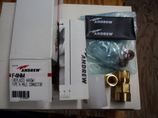 New Andrew F4NM Type N Male Connector 44ASW Sale