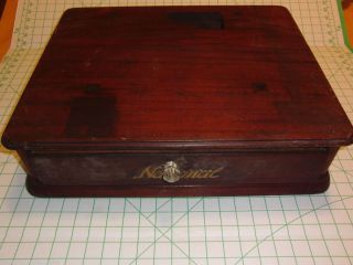 Vintage Antique Wooden Drawer National Cash Register