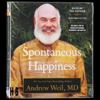 New Spontaneous Happiness Andrew Weil MD 6 CDs Depression Emotional 