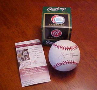 Andruw Jones  New York Yankees Autographed Baseball with 