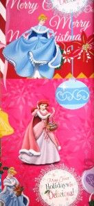 new christmas princess ariel gift wrap paper party