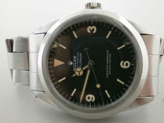 ROLEX EXPLORER 1016 VINTAGE AUTO WATCH MINT FROM 1964. STUNNING DIAL 