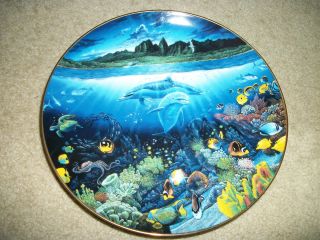 1991 A Discovery Off Anahola by Robert Lyn Nelson Collectors Plate 