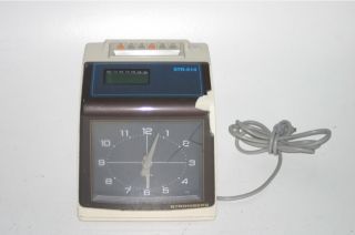 stromberg srt 614 analog digital time punch clock
