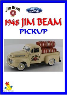 1948 Jim Beam Pick Up 1 32 Cream Diecast Model Car Limited Edition 