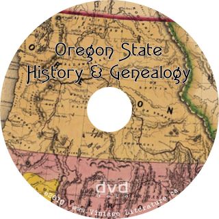 Oregon History Genealogy 31 Family Tree Research Books on DVD