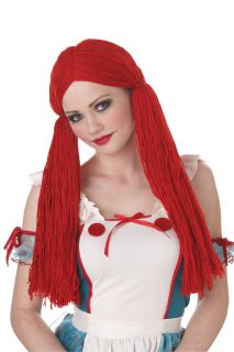 Rag Doll Tragedy Raggedy Ann Costume Wig