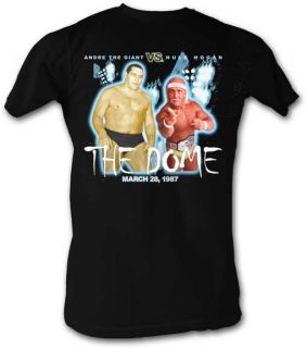 Andre The Giant The Dome Hulk Hogan Wrestlemania 3 Lightweight T Shirt 