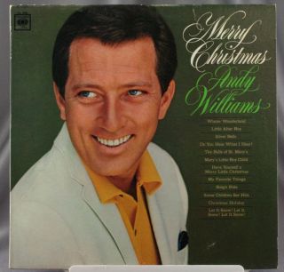33 LP Record Andy Williams Merry Christmas Mono