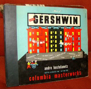 George Gershwin by Andre Kostelanetz 78rpm Record Set mm 559
