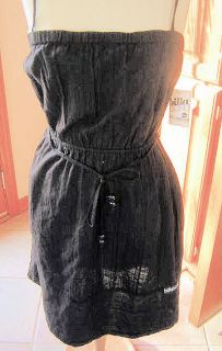 Billabong Simple Black Cotton Sun Dress XL