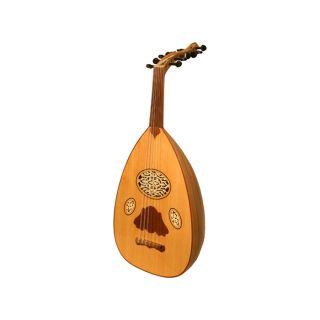 12 String Egyptian Oud w Oval SH Case CD Tuning Chart