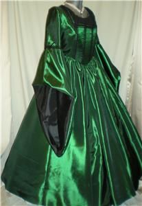 Tudor Anne Boleyn Renaissance Medieval Dress Gown Your Choice Busts 32 