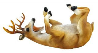 this awesome imbibing deer bottle holder figurine is great for holding 