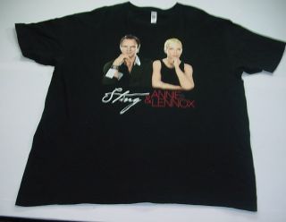 Sting Annie Lennox Sacred Love Concert Tour T Shirt Sz Mens 2XL XXL 