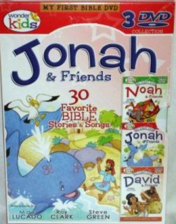 Jonah Friends 20 Bible Stories Songs 3 New DVDs