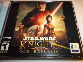 STAR WARS KNIGHTS OF THE OLD REPUBLIC COMPUTER GAME PC GAME RARE
