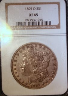 1895 O Morgan Dollar Certified NGC XF 45