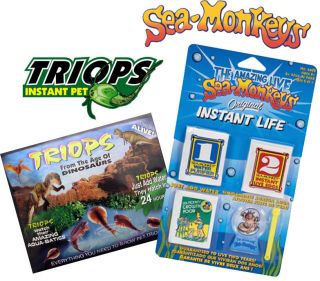   Packet or Instant Life Sea Monkey Kit Prehistoric Creatures