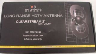 New Antennas Direct ClearStream 2 Outdoor Long Range HDTV Antenna C2 