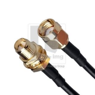 3M RP SMA WiFi Antenna Extension Cable Connector Magnetic Base for 3G 