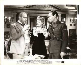 Anna Neagle Rex Harrison A Yank in London Orig 1954