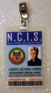 NCIS TV Series ID Badge Special Agent Jethro Gibbs