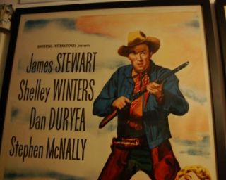 1950 Winchester 73 3 Sheet Linen Movie Poster Stewart