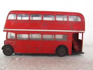 Vintage Antimony Double Decker Solido Bus Toy France