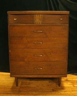 Vintage Mid Century Bassett Furniture Co High Dresser
