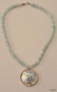 New Angie Olami Roman Glass Amore Pendant Necklace