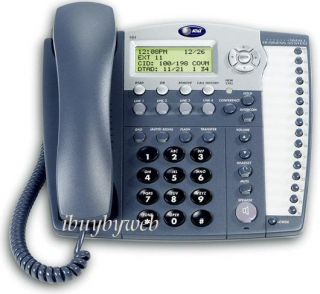 At T 984 4 Line Business Phone Four Line Answer System 650530001482 
