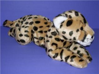 TOYS R US ANIMAL ALLEY SPOTTED LEOPARD STUFFED PLUSH ANIMAL TAG