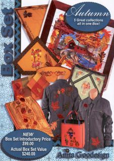 Anita Goodesign Embroidery Designs Autumn Box Set