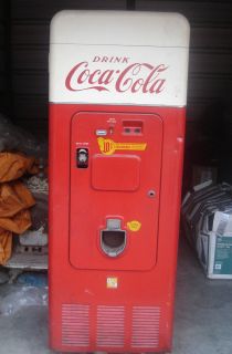 Vintage Antique Coke Coca Cola Soda Vending Machine 1950S