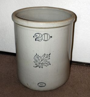 Antique Western Stoneware 20 Gallon Crock