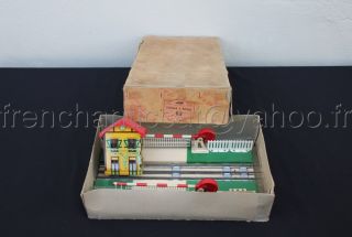 French Antique Train Level Crossing JEP Scale O Box