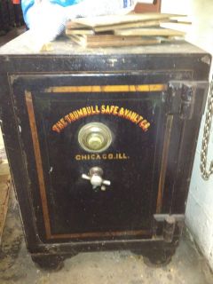 Antique The Trumbull Safe Vault Floor Safe