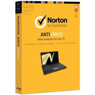    VERSION Norton Antivirus with Antispyware 2013 1 User SAME DAY SHIP