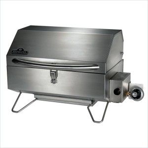   Portable Propane Gas Grill in Stainless Steel 14000 BTUS